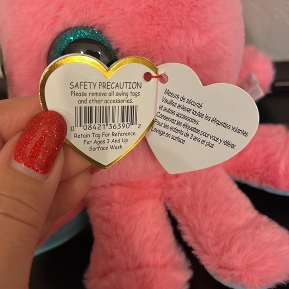 TY Beanie Boos soft plush toy, Sheldon octopus, NWT - Picture 5 of 14